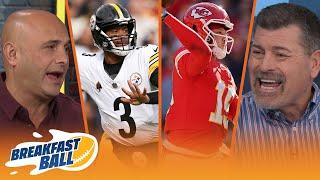 Chiefs ‘playing a different sport’, Are the Steelers & Russell Wilson good? | NFL | BREAKFAST BALL