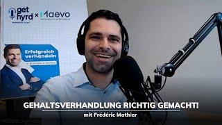 Frédéric Mathier | Maevo | Gehaltsverhandlung richtig gemacht!