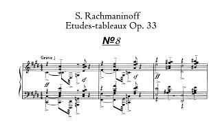 S. Rachmaninoff - Etude-tableau Op. 33 no. 8 in C-sharp minor