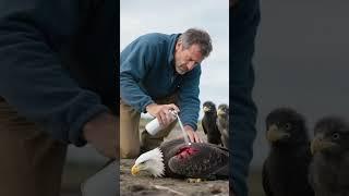 He saved a family of bald eagles.