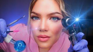 ASMR Otoscope & Earpick Ear Inspection, Exam, Ear Wax Removal, Palpation, Deep inside your Ears