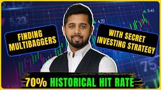 Finding multibaggers using a secret investing strategy with 70% historical hit rate