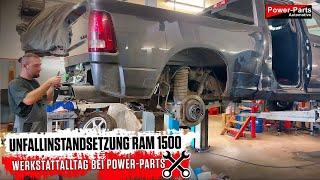 Werkstatt-Alltag bei Power-Parts - Folge #5: Unfallinstandsetzung eines RAM 1500