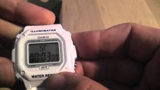 Casio white F-108WHC-7BEF watch