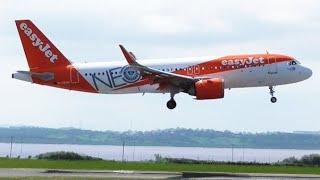 A320NEO | easyJet | G-UZHD | NEO Livery at Liverpool Airport | RWY27 | Arrival & Departure