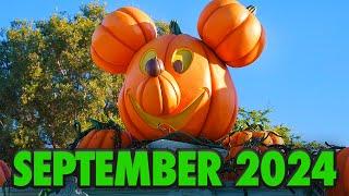 Disneyland Park - September 2024 Walkthrough: Halloween Time is Here and Park Updates [4K POV]