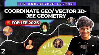 JEE Mains 2025: Coordinate Geometry - Vector 3D Prerequisite- GEOMETRY | JEE Advanced & Main | Ep-2