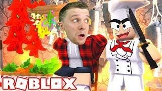 УБЕГАЮ от ЗЛОГО ШЕФ ПОВАРА в РЕСТОРАНЕ ROBLOX Игровой летсплей от ПАПЫ FFGTV Новая серия 2018