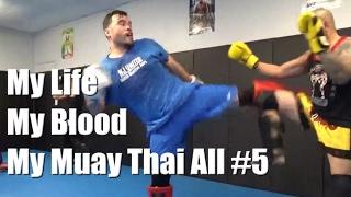 Muay Thai Vlog E5 Three Lead Knee Variations, Burning Off Doughnuts, and Pad Work w/ Head Coach