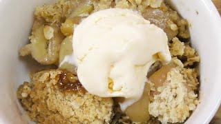 How To Make Apple & Banana Crumble - Recipe