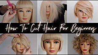 LEARN HOW TO CUT HAIR FOR BEGINNERS | Free Hairdressing Education