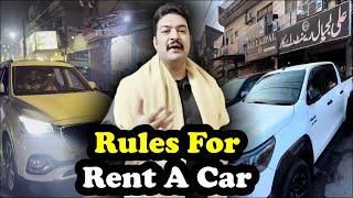 Ali Lajpal Rent A car Rules | Ali Lajpal Bhai