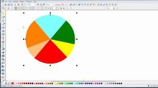 Exploded pie-chart in Xara Xtreme