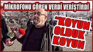 HACI DAYI KAMERAYI-MİKROFONU GÖRÜNCE VERDİ VERİŞTİRDİ "ERDOĞAN BİZİ DİLENCİ YAPTI" | SOKAK RÖPORTAJI