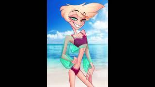 Beach day #human #hazbinhotel  #subscribeformorevideos|The artist is (@o_senead) Connor on twitter|