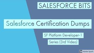 Salesforce Platform Developer Certification Series