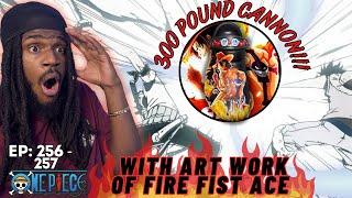 MY ENEMY'S ENEMY IS MY FRIEND! 300 POUND CANNON | ONE PIECE REACTION EPISODE 256 + 257 | ANIME | SUB