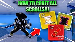 [Blox Fruits] How To Craft ALL Scrolls + Materials Locations (Full Guide)