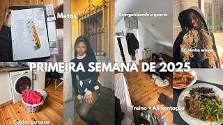 ENTRAR EM 2025 COM O PÉ DIREITO (Metas para ano novo, cuidar da casa, date com amiga…) || VLOG