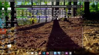 combine pdf file (merge pdf) in ubuntu linux