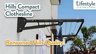 Hills Compact Clothesline Product Overview - Lifestyle Clotheslines