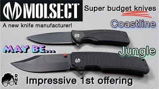 Unboxing the Coastline & Jungle from a new super budget knife manufacturer, Molsect Knives. Hmm… 