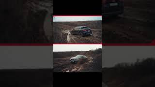 Сравнение на бездорожье Audi Q8 и BMW X6 #shorts