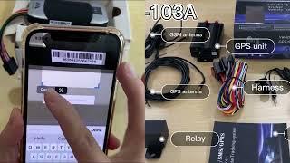 Baanool TK103 Scran the Imei number to connect the GPS Tracker with APP