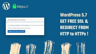 WordPress 5.7 - FREE SSL certificate for WordPress | HTTP to HTTPs | zeroSSL tutorial cPanel | 2021