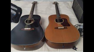 Acoustic Guitars Walden D560b & D570. Порівняння акустичних гітар. Сравнение акустических гитар.