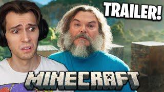 A Minecraft Movie (2025) - Official Teaser Trailer REACTION!! (Live-Action Minecraft)