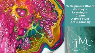2. Beginners Fluid Art Acrylic Bloom Technique  by Taslima Maya Art