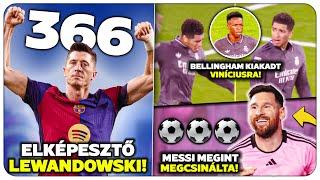 Bellingham KIAKADT Viníciusra! Lewandowski BEKERÜLT a TOP3-ba! Messi újabb MESTERHÁRMASA & REKORDJA!