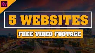 Best FREE STOCK VIDEO websites - ROYALTY FREE