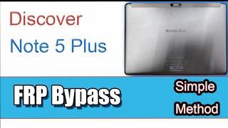 Note 5 Plus Discover Tab Frp Bypass/All China Tab Google Account Remove Simple Method