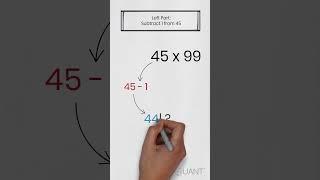 Multiplication Tricks - Multiply Two Digit Number with 99 in Seconds! #vedicmathfastmultiplication