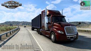 Laramie to Jackson - #CruisingWyoming - International LT - American Truck Simulator