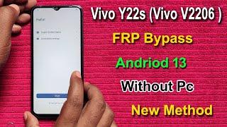 Vivo Y22s FRP Bypass Android 13 | Vivo Y22s Gmail Lock Remove | FRP Unlock Vivo Y22s Without Pc 2024