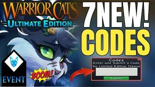 ️ UPDATE  NEW ️ WARRIOR CATS ULTIMATE EDITION CODES 2024 - WARRIOR CATS ULTIMATE EDITION CODES