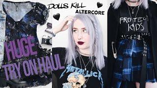 HUGE GRUNGE TRY ON HAUL | Dollskill, Ragsnrituals, Altercore x Zibru