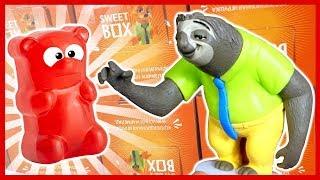 Зверополис. Zootopia. СВИТ БОКС.  Sweet Box. Игрушки. Сюрприз.