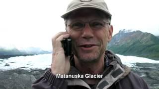 Roger & Ken on Cell Phone from Matanuska Glacier - 2007 - #ruraliscool