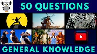 General Knowledge Quiz Trivia #141 | Kungfu, The Netherland's Flower, Bullfighter Suit, Puffin Chick