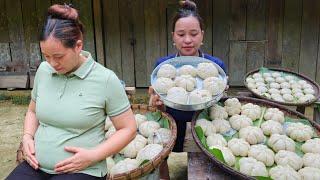 How To Make Dumplings In Farm - Enjoy Cake With Dad - Lý thị Ca