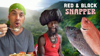 Fire Cooked Red Snapper & Black Snapper!