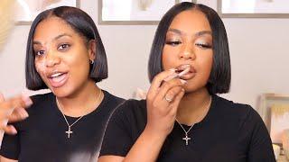 MY FULL COVERAGE MAKEUP ROUTINE! VITILIGO UPDATE, TAPE-INS WORTH THE HYPE?!GIRL TALK GRWM!