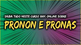 Curso sobre Pronon e Pronas 100% Online - EAD #pronon #pronas #saúde