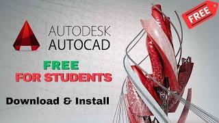 How to Download & Install *AutoCAD* Software | Free for Students | Latest Version 2023