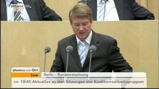 Bundesrat: Rede von Ronald Pofalla am 08.11.2013