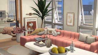 One-bedroom in fashion district || The Sims 4 Build | Stop Motion